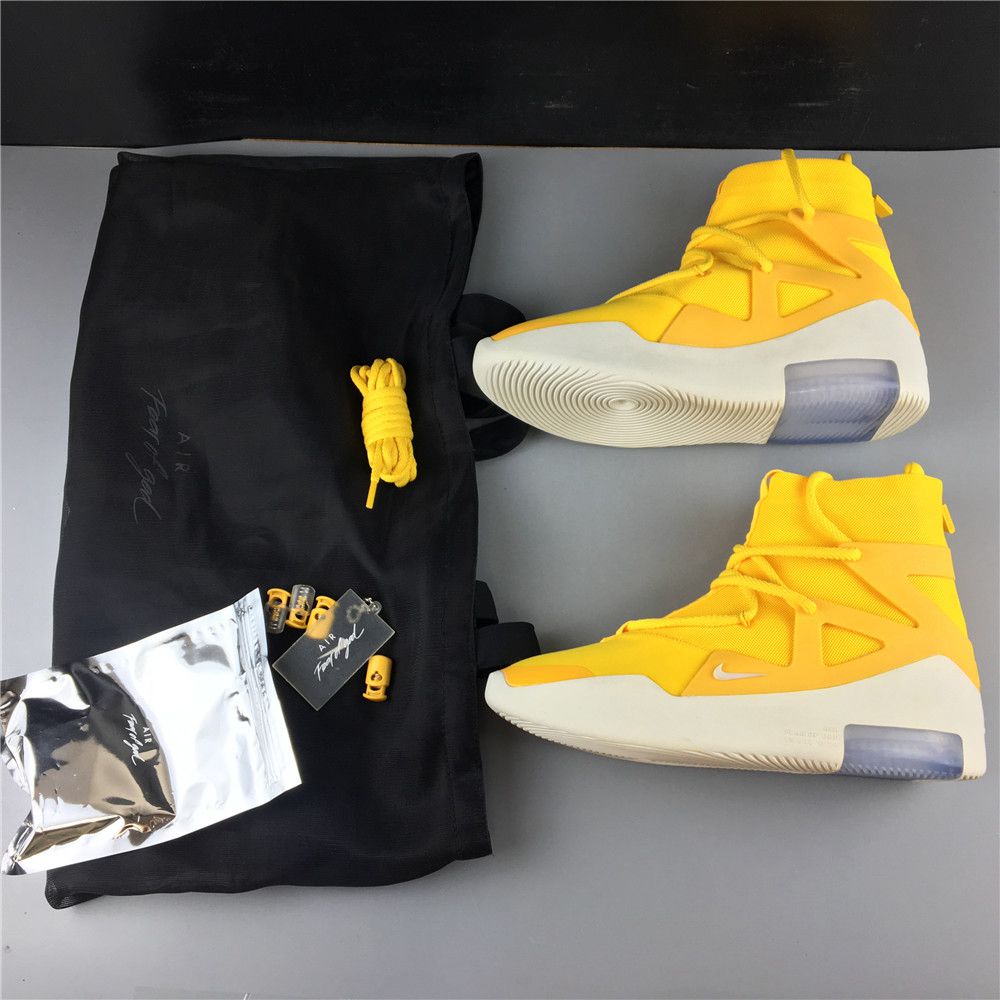 NIKE Air Fear of God 1 FOG YELLOW AR4237-700